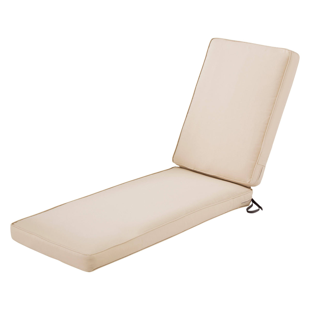 Antique Beige Patio Chaise Lounge Cushion C49229