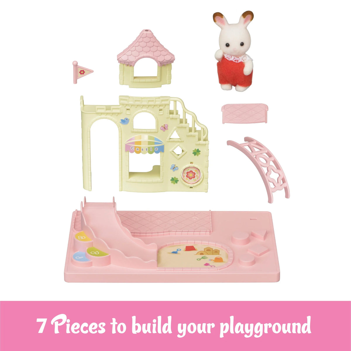 Baby Castle Playground Dollhouse Playset with Figure H92986
