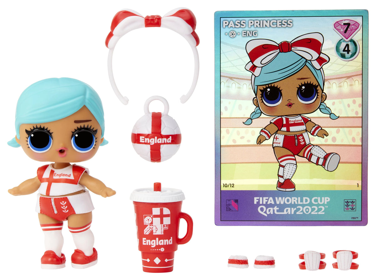 L.O.L. Surprise! X FIFA World Cup Qatar 2022 Dolls with 7 Surprises, Accessories, Limited Edition Collectible Soccer Themed Dolls O54287