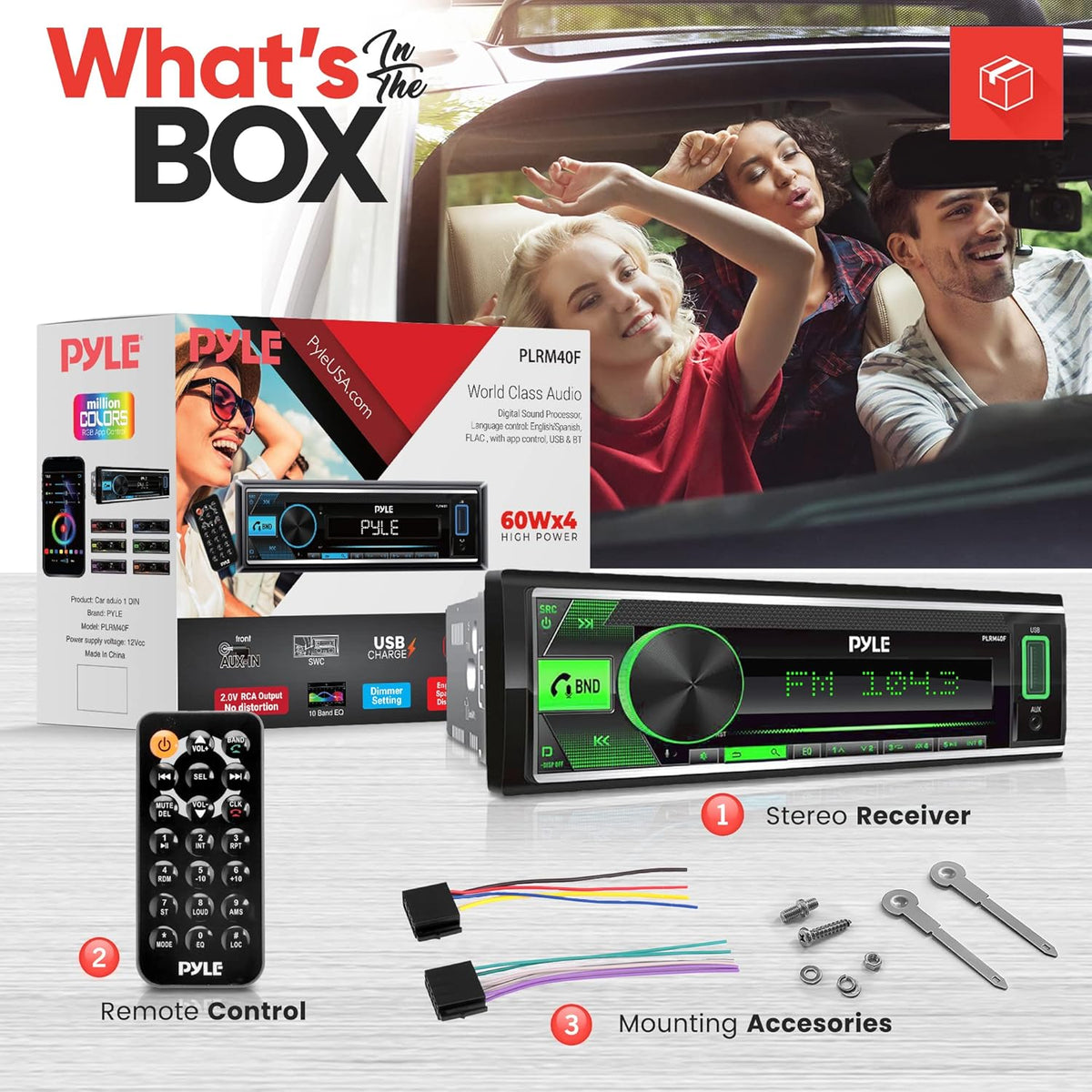 Bluetooth Stereo Receiver Power Amplifier J359015