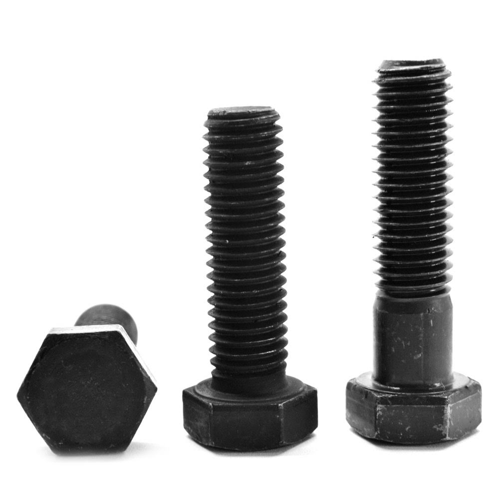 7/8x22-9 x 1 1/2x22 Coarse Thread Grade 8 Hex Cap Screw Alloy Steel Black Oxide E7628