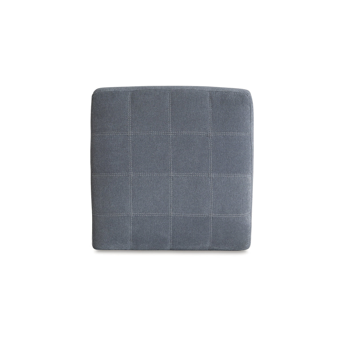 Oversized Faux Wood Accent Ottoman P24659