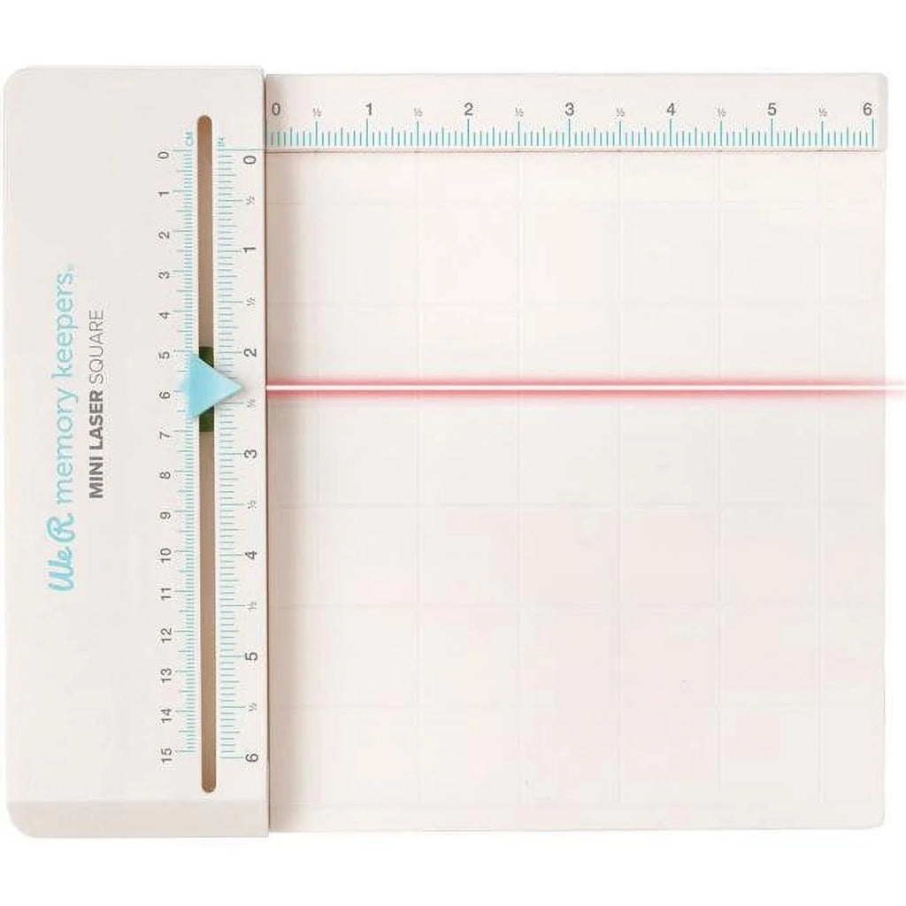 White Plastic Laser Square Mini W7938