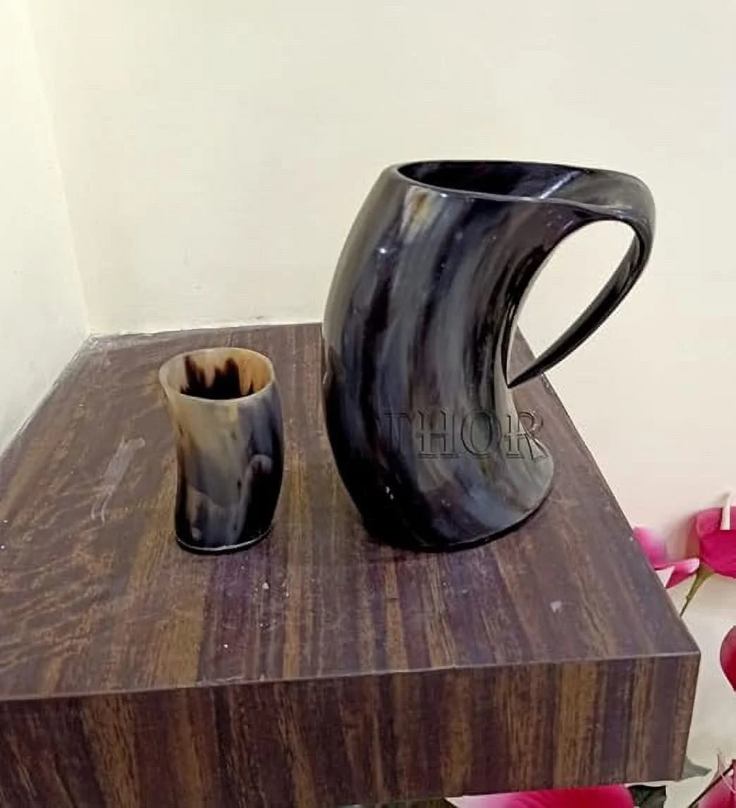 Handcrafted Horn Mug J167
