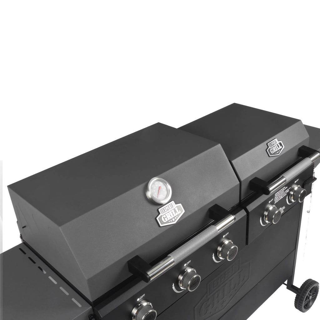 Black 5 Burner Propane Gas Grill and Griddle C2575