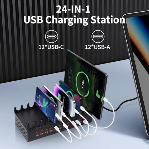 24 Ports USB Fast Charging Station U28213