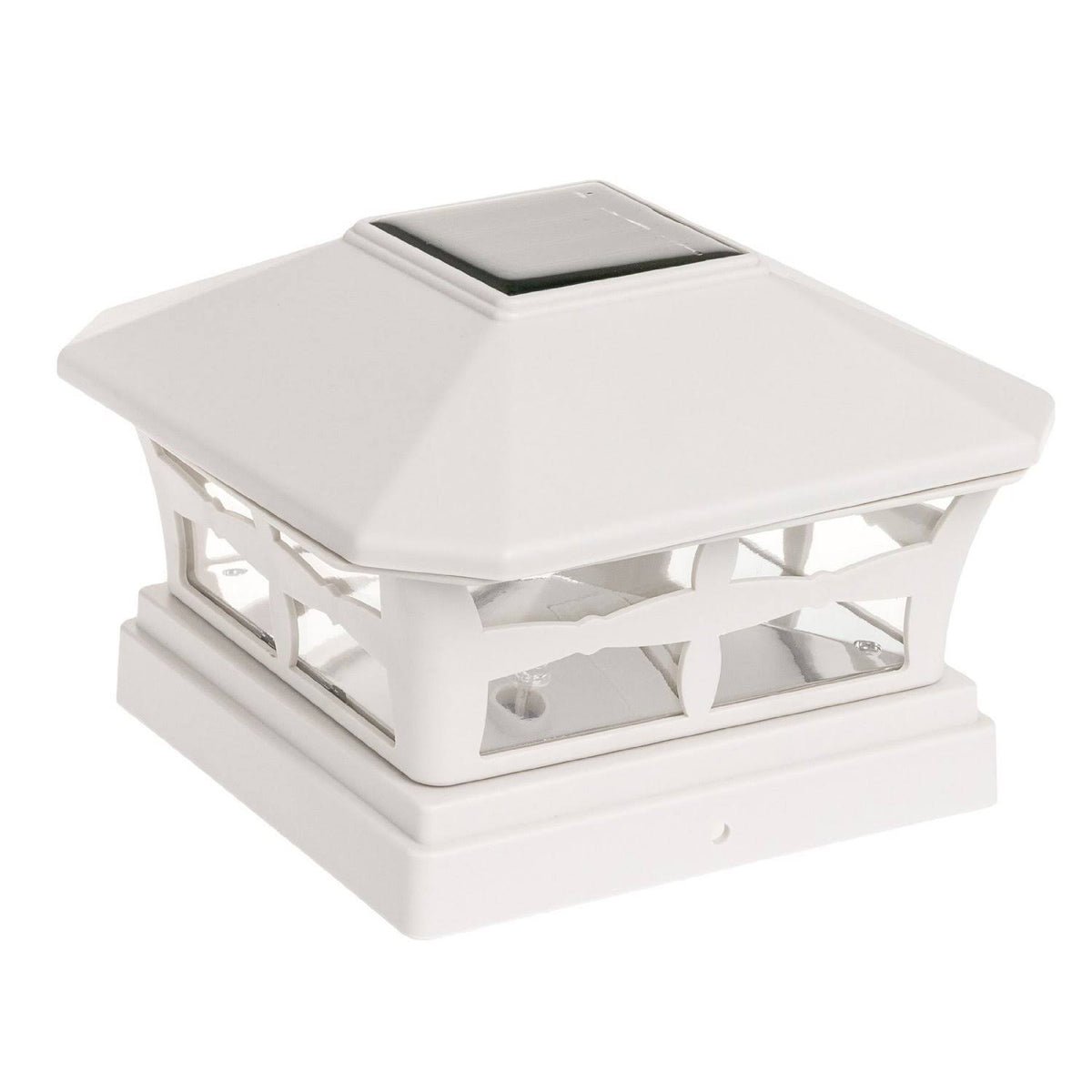 6 Pack Solar Powered Post Cap Light X39915