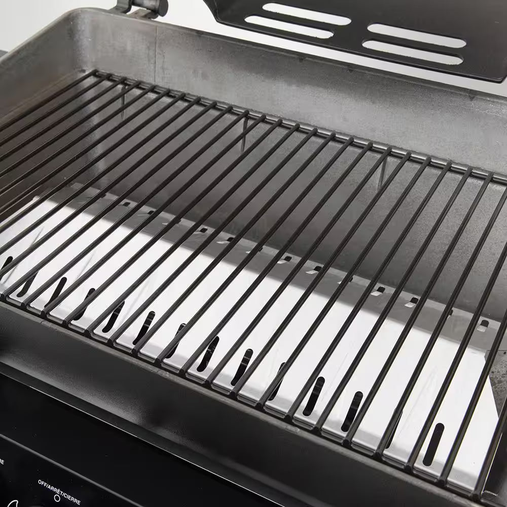 2-Burner Cast Aluminum Propane Gas Grill in Black I9956