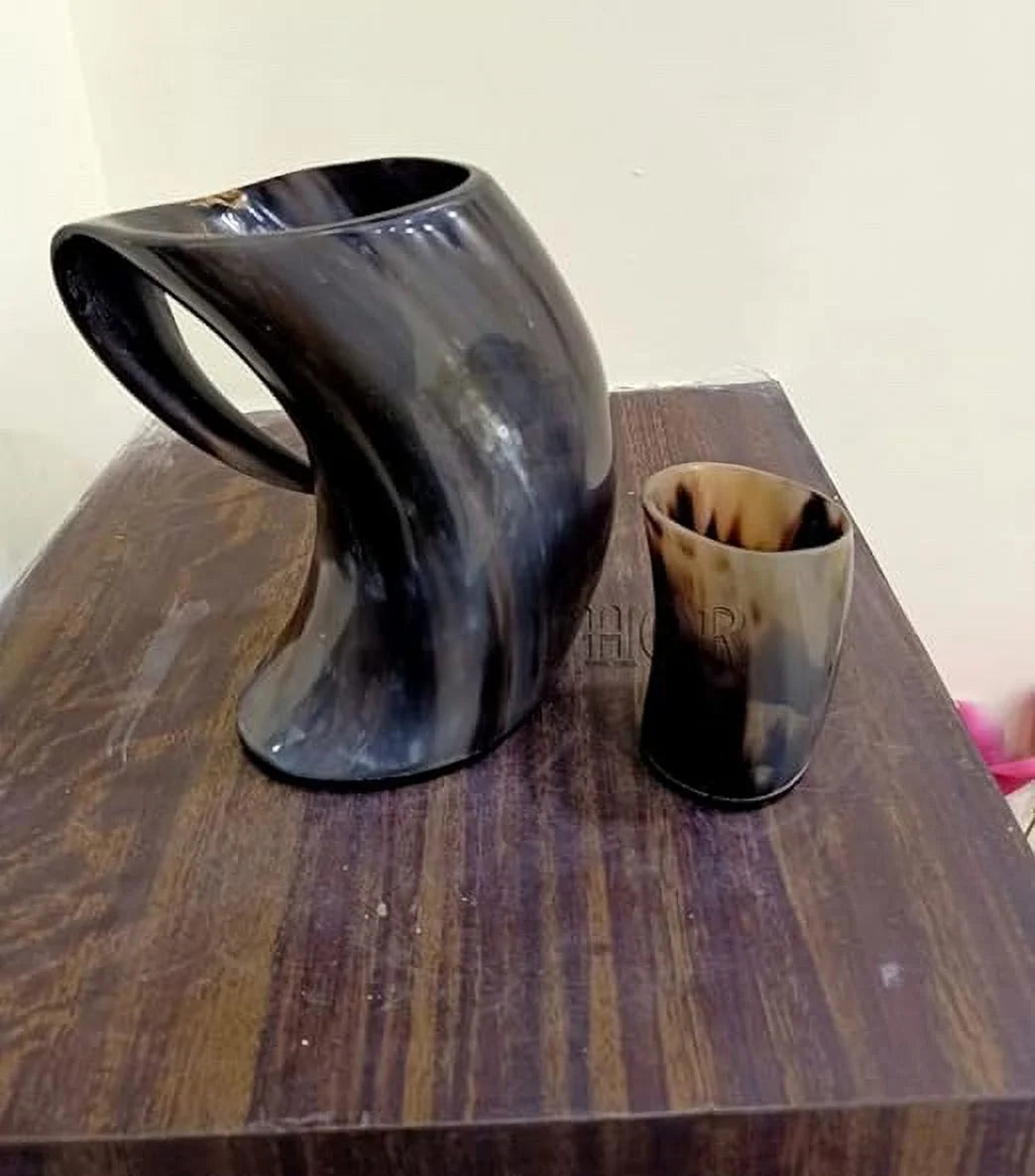 Handcrafted Horn Mug J167
