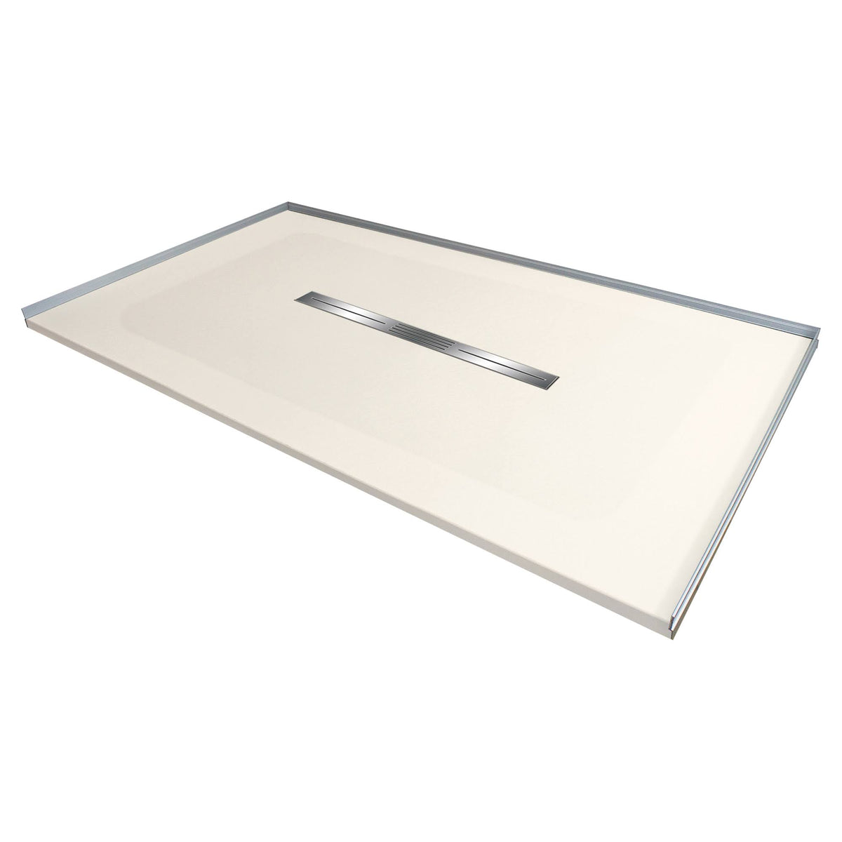 60-in L x 31.5-in Shower Base with Center Drain L258
