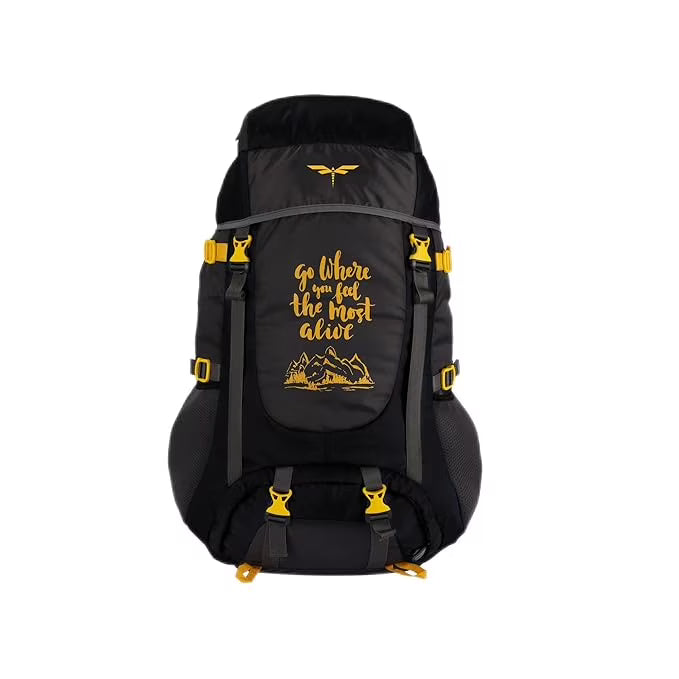 Black 65 Litres Travel Backpack J866