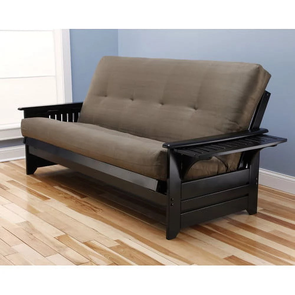 Light Brown Futon with Fabric Mattress L82970