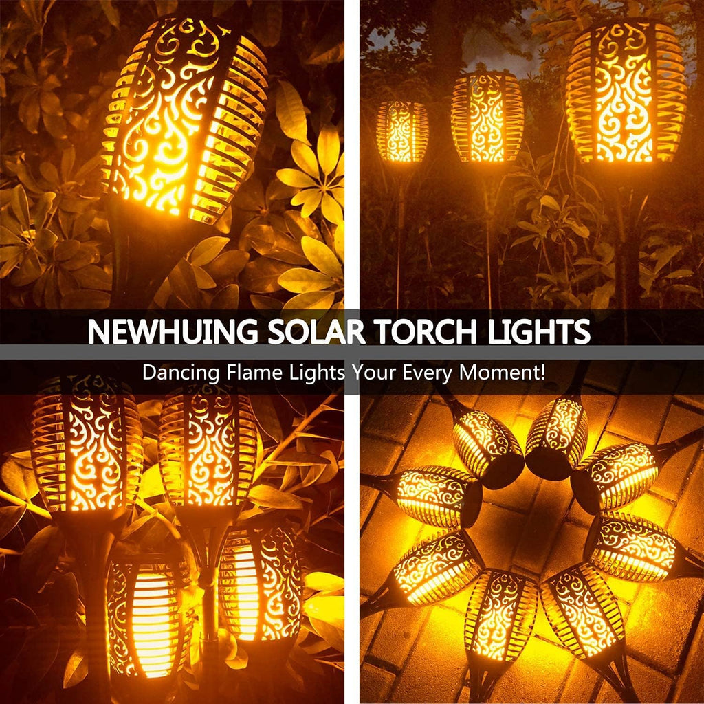 43 inch 96 LED Solar Torch Lights F37056
