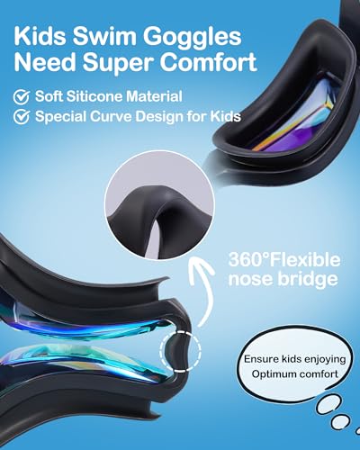 Kids Swim Goggles, Pack of 2 Y555478