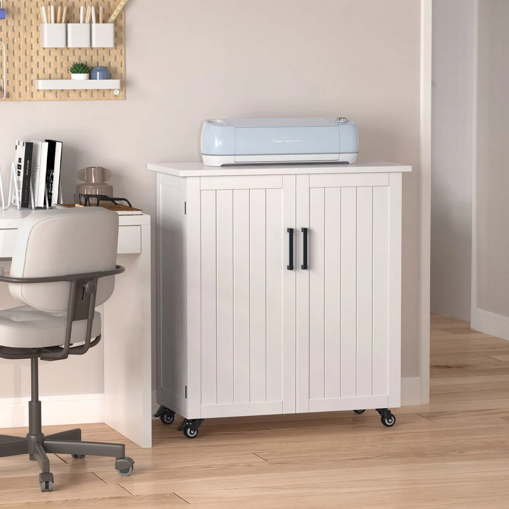 Craft Cart with Storage 31.6"W x 15.8"D x 34.9"H W287