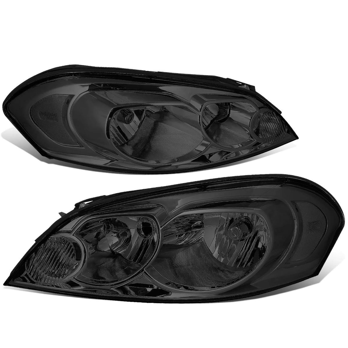 Smoked Housing Clear Corner Headlight Assembly V9429