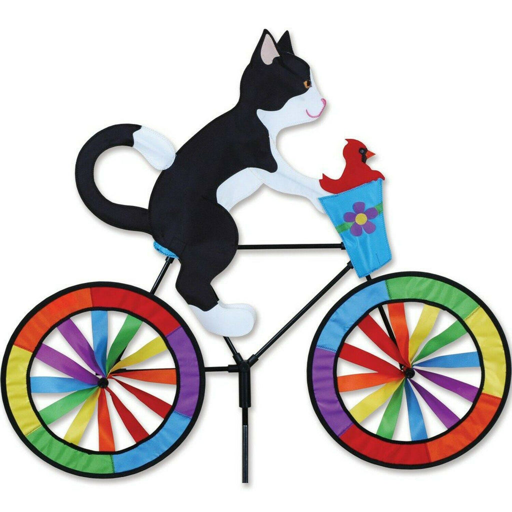 Tuxedo Cat Bike Spinner W120