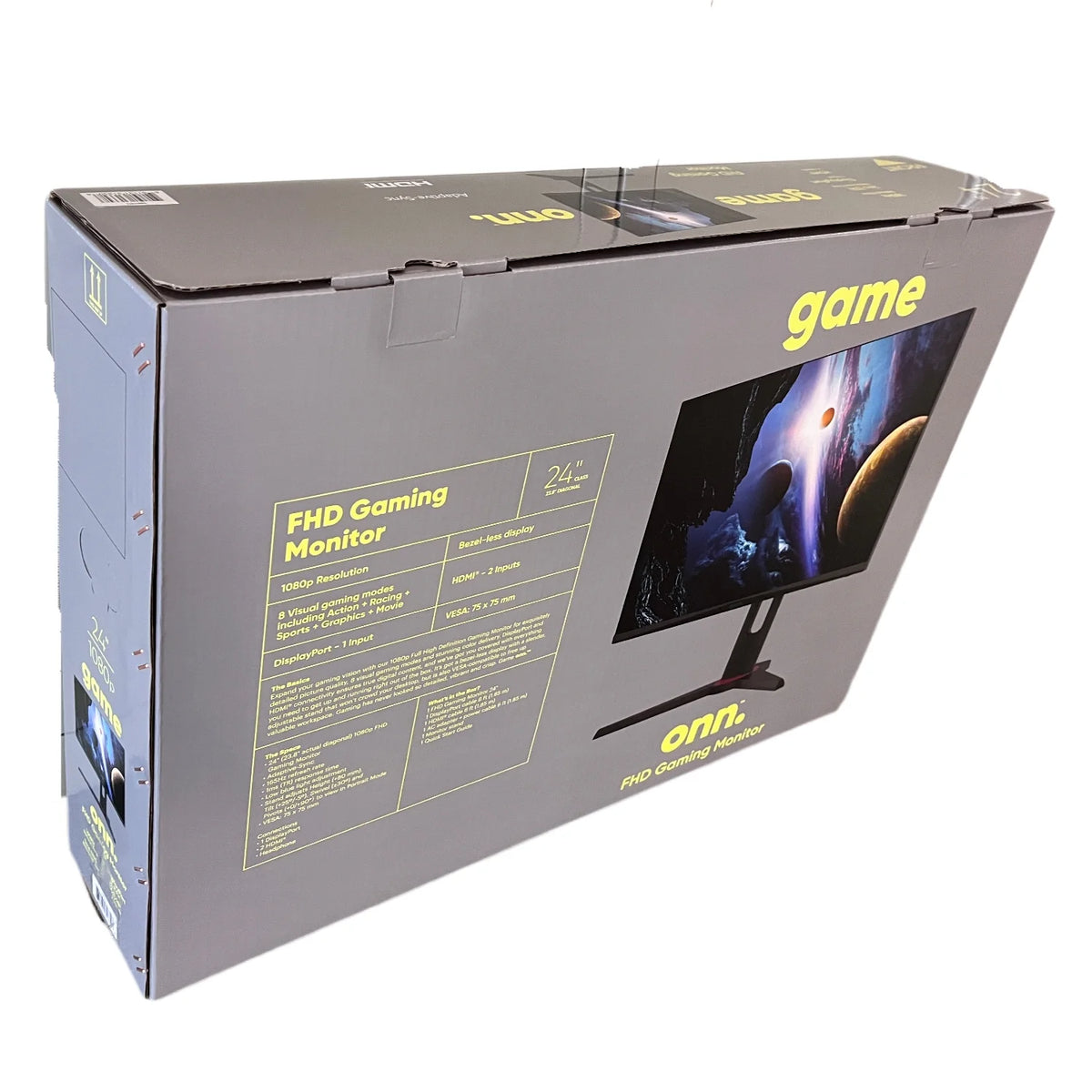 24" FHD 165hz 1ms Gaming Monitor, Black M993
