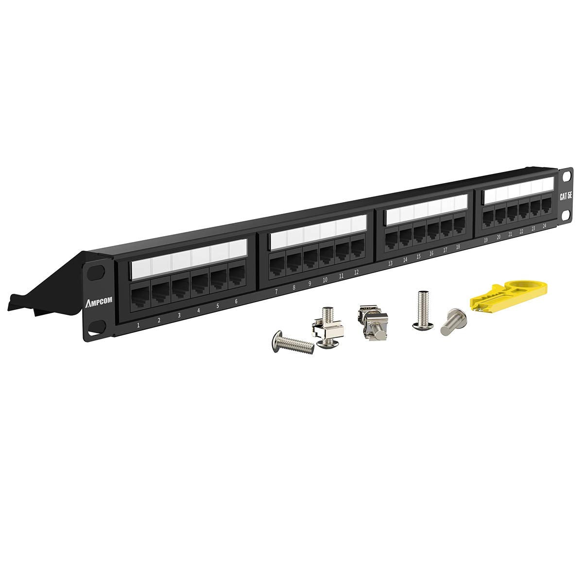 CAT6 48 Ports Patch Panel Rack Mount 2U 19 inch RJ45 I638620
