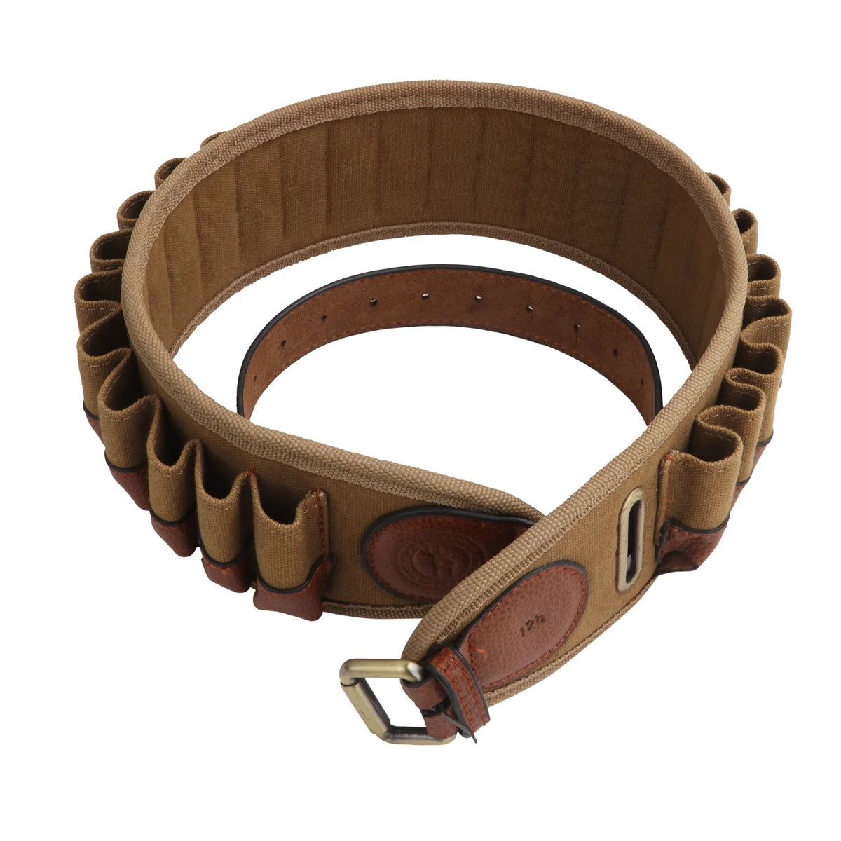 Brown Canvas Shot Shell Ammo Holder U228588
