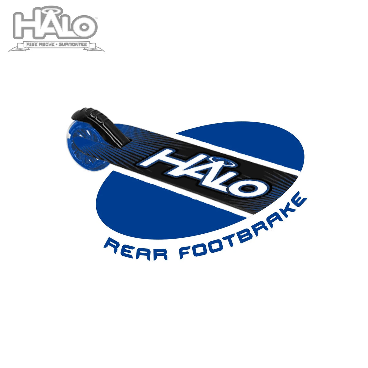 Blue 100mm Wheel Inline Scooter M867