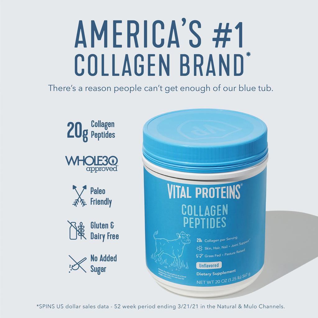 Collagen Peptides Supplement Powder, 7.37 oz W123907