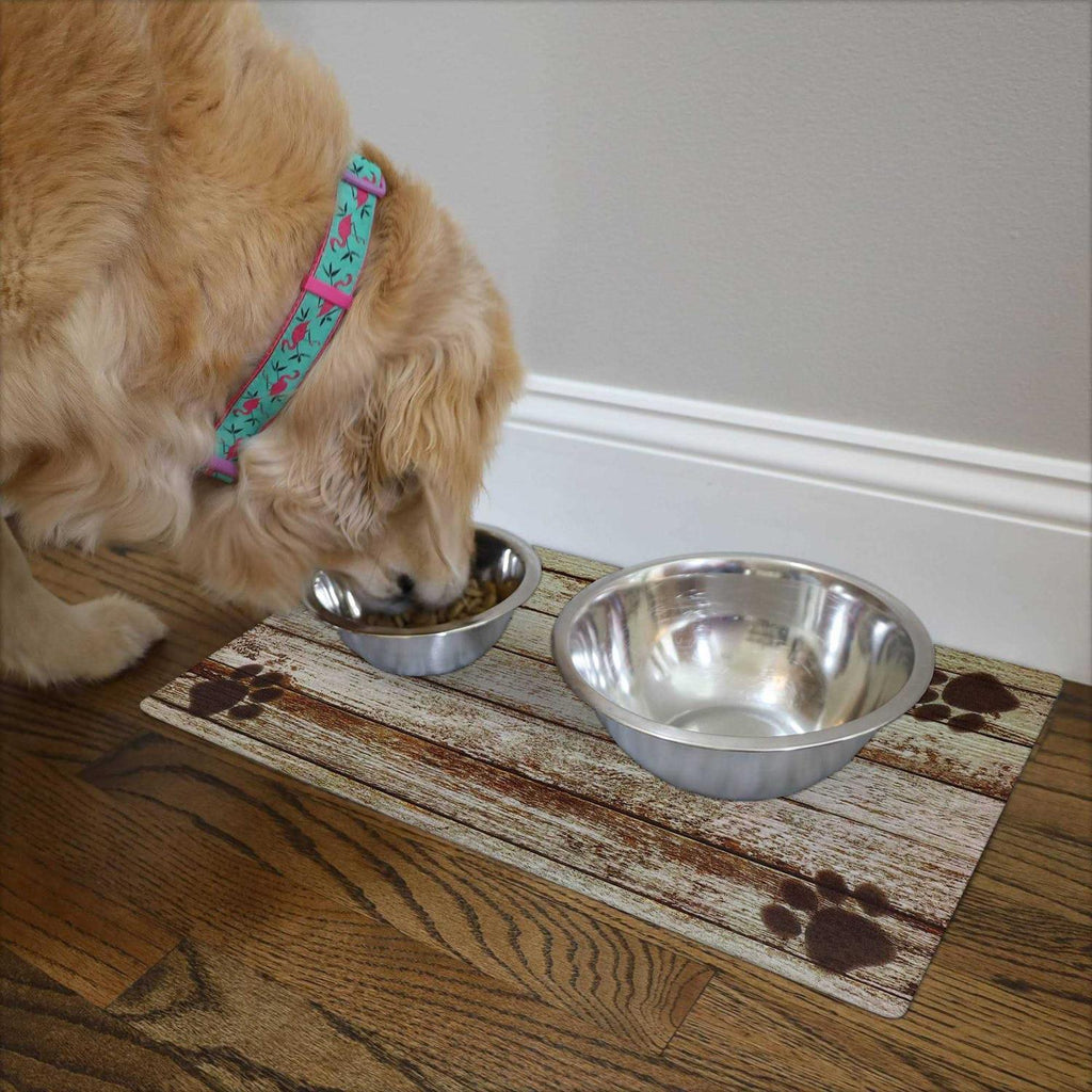 Pet Bowl Placemat Dog & Cat Food Feeding Mat E8918