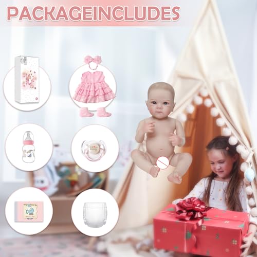 20 Inch Soft Full Vinyl Body Reborn Baby Doll X73689