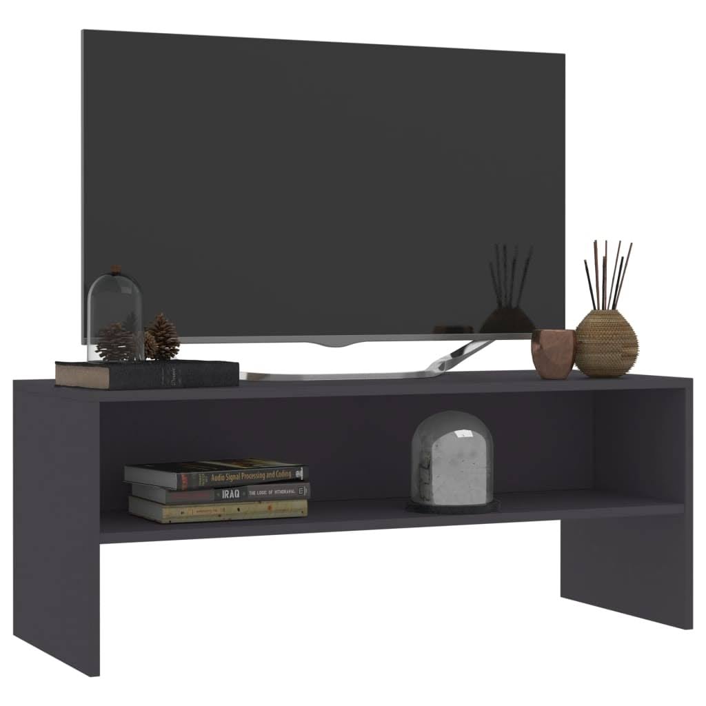 Gray TV Cabinet Chipboard N81955
