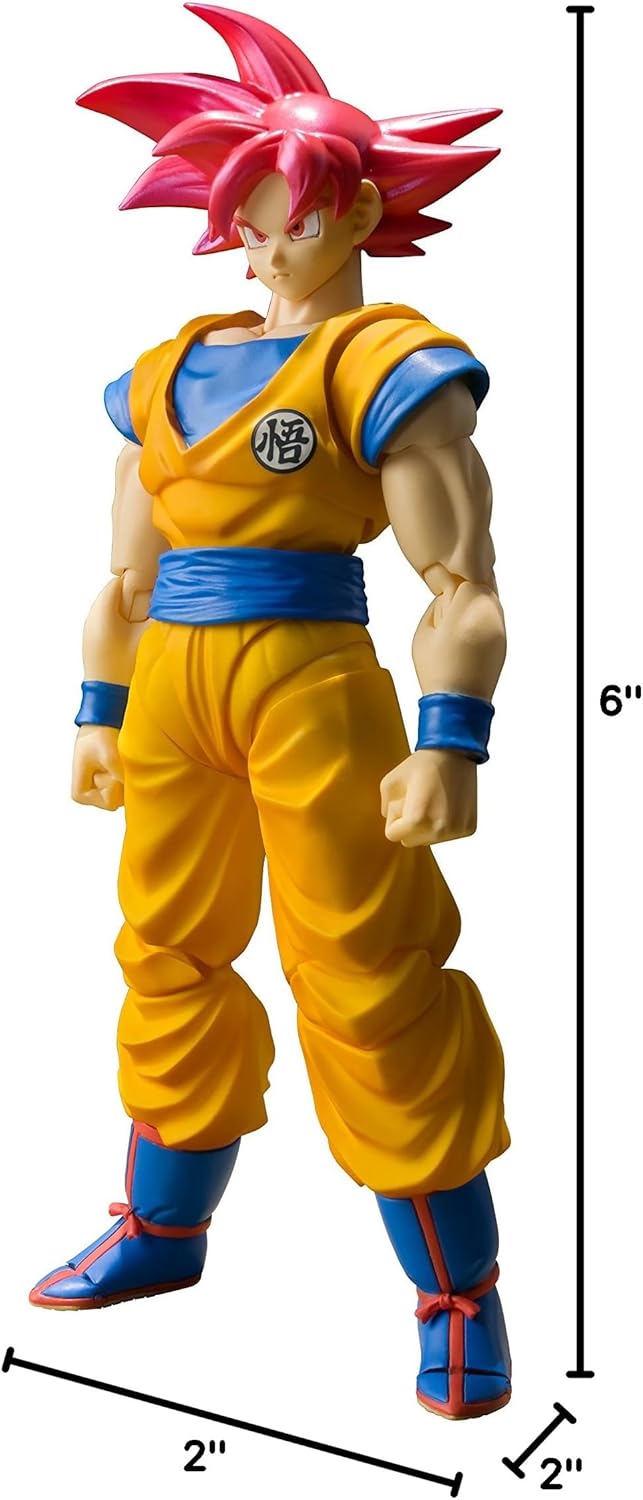 S.H. Figuarts Super Saiyan God Son Goku Action Figure H4993