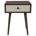 White Storage Accent Table F3472