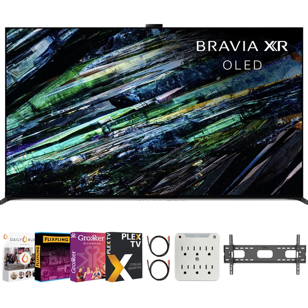 65 inch QD-OLED 4K HDR Smart TV with Google TV Bundle L199
