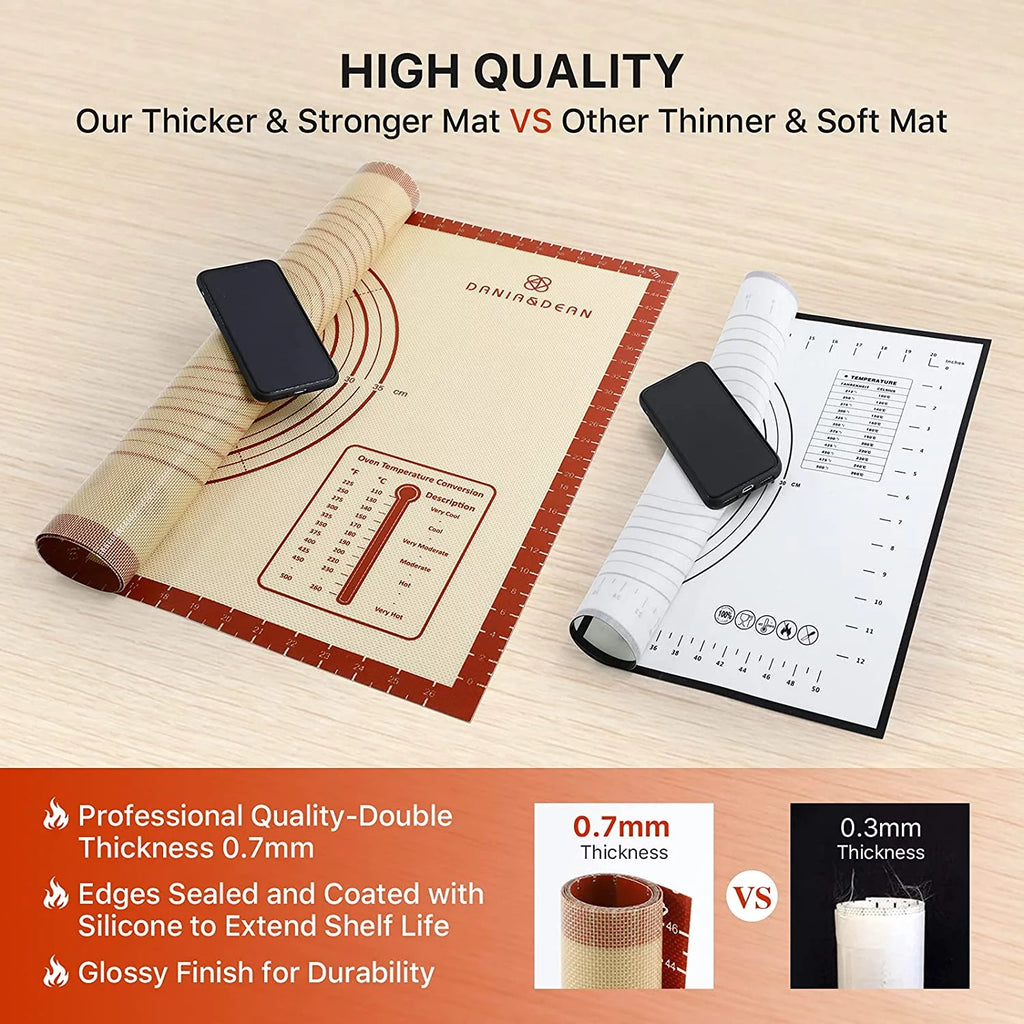 Extra Thick Large Non Stick Silicone Baking Mat O2600