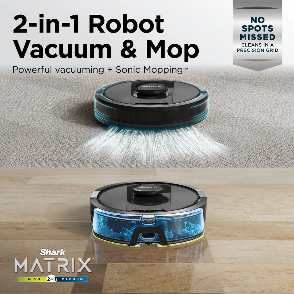 Bagless Robot Vacuum & Mop with Home Mapping F96075