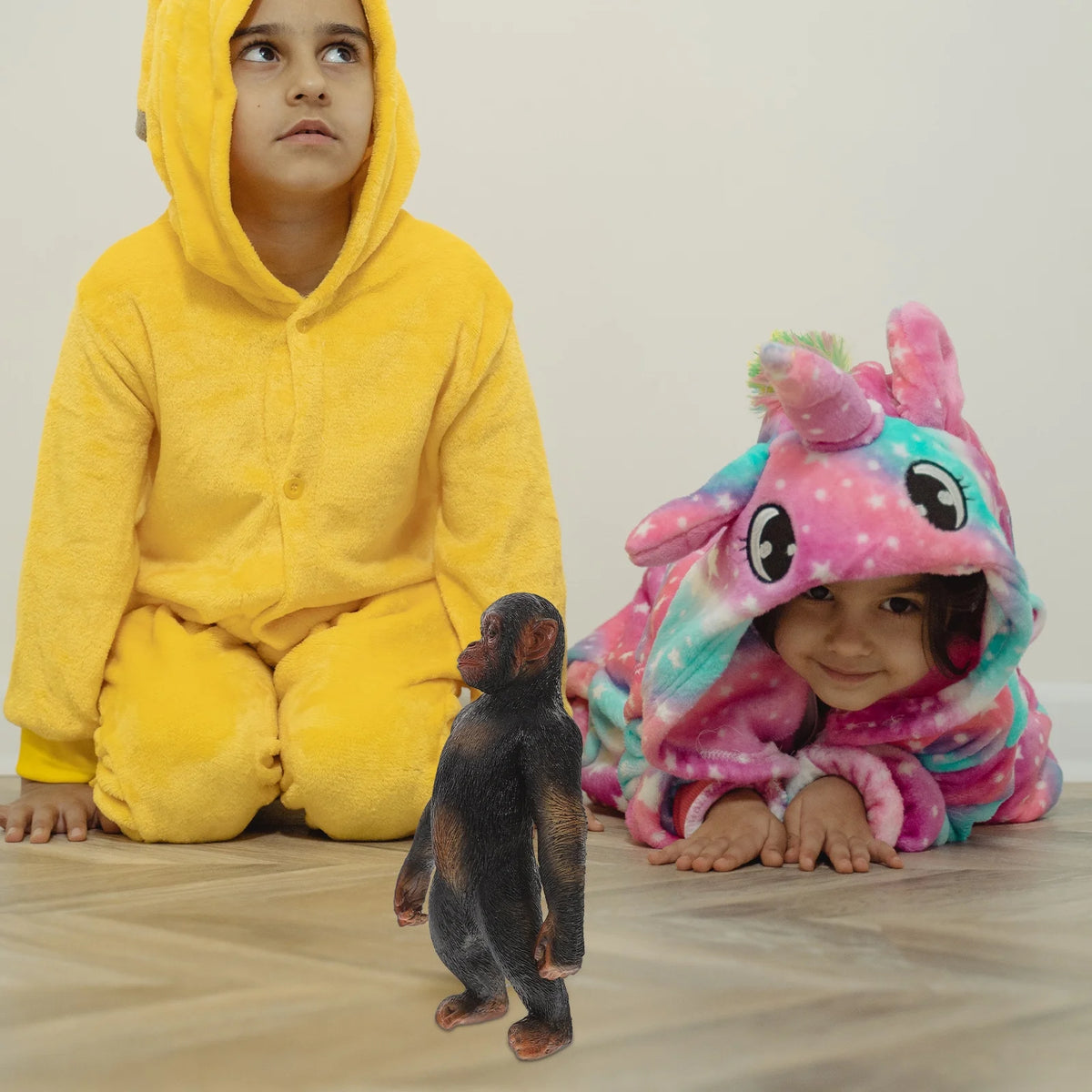 Mini Gorilla Decor Animal Figurine Plastic Toy D6741