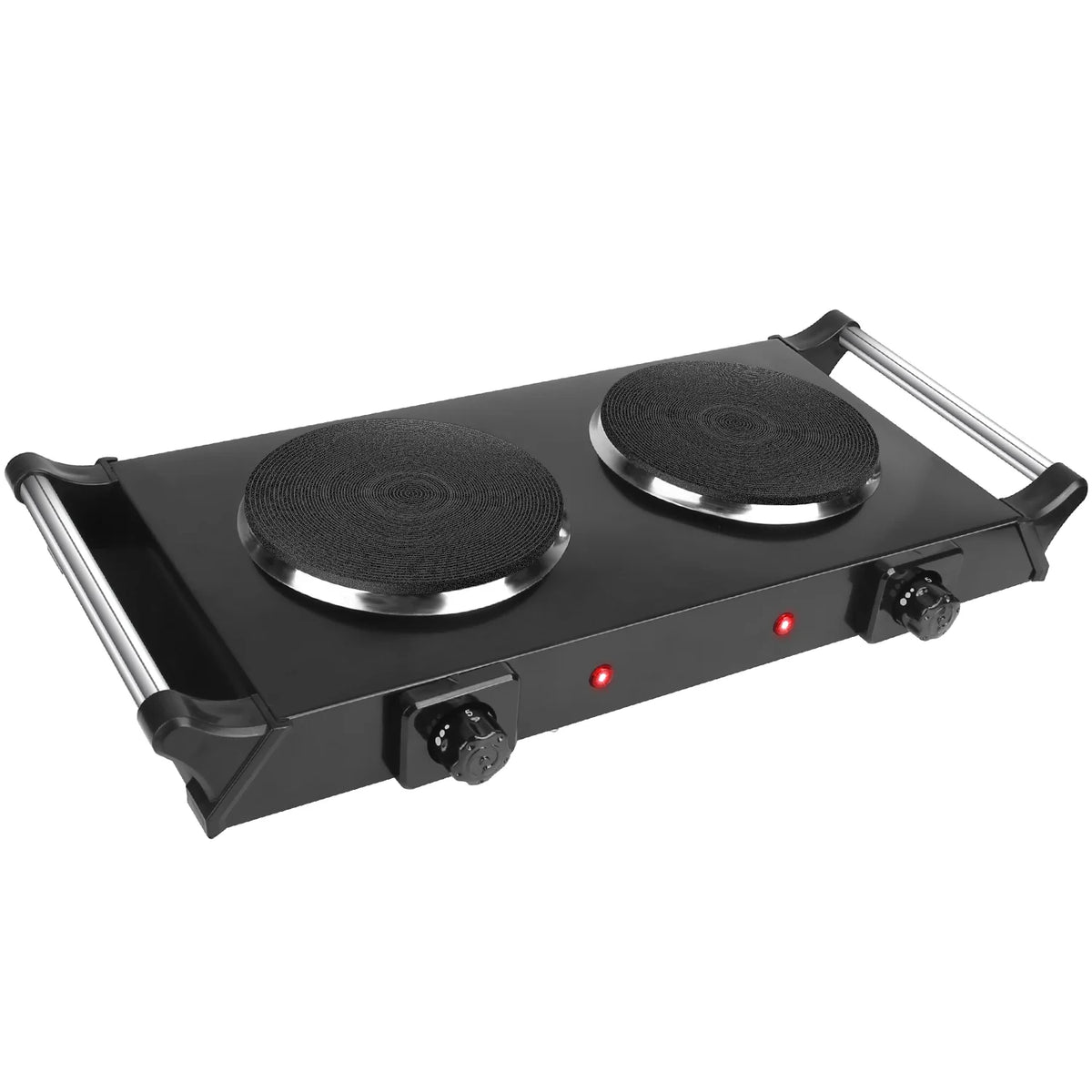 Portable Coil Heating Double/Single Burners Stove 2000W R274910