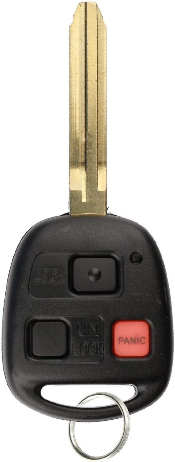 Keyless Entry Remote Ignition Uncut Car Key Fob for Toyota FJ Cruiser 2010-2014 (Pack of 2) S69111