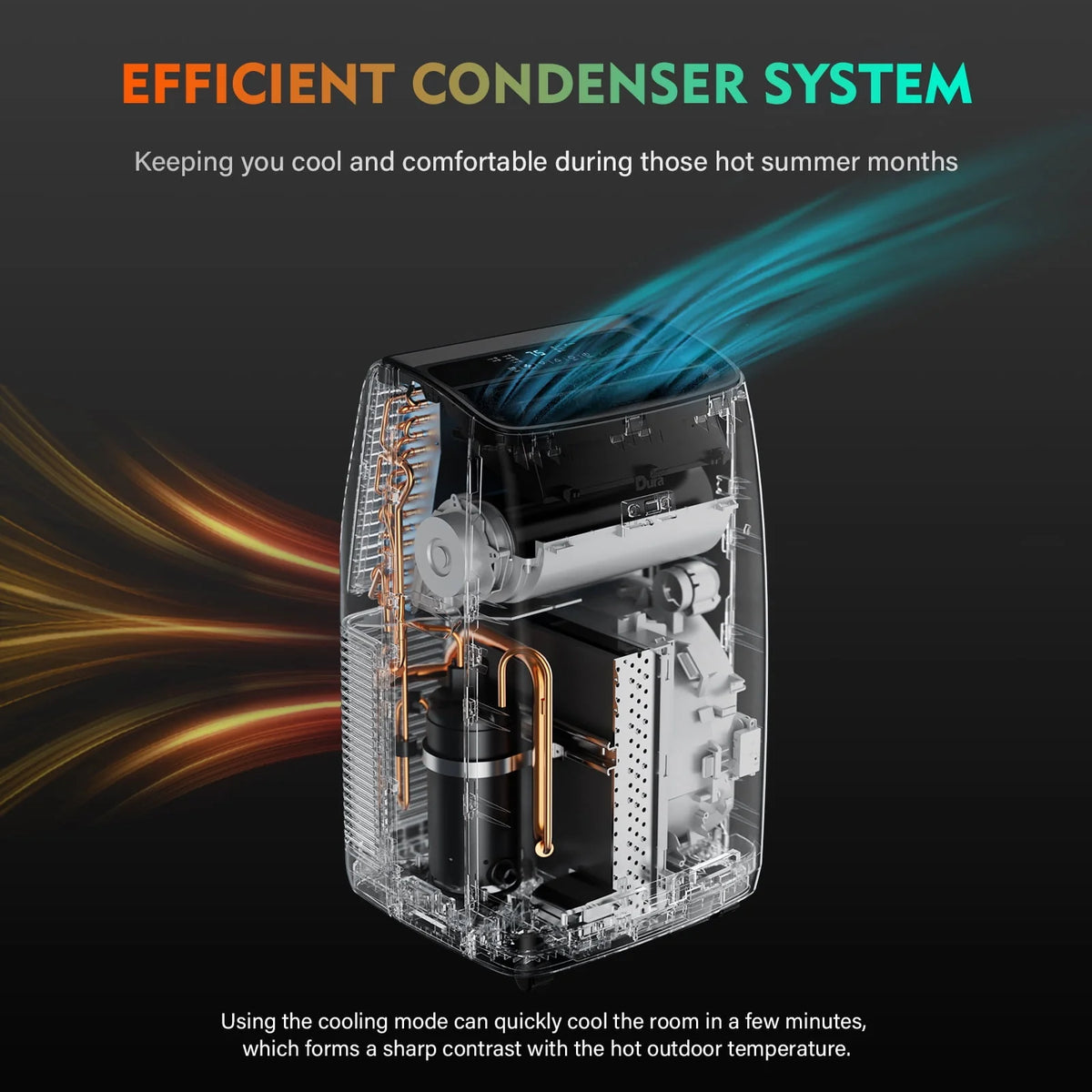 12000 BTU White Portable Air Conditioner M549