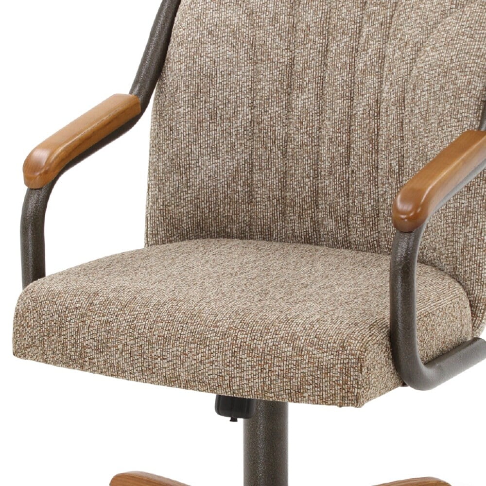 Chestnut Finish Dining Chairs Set of 2 E47712