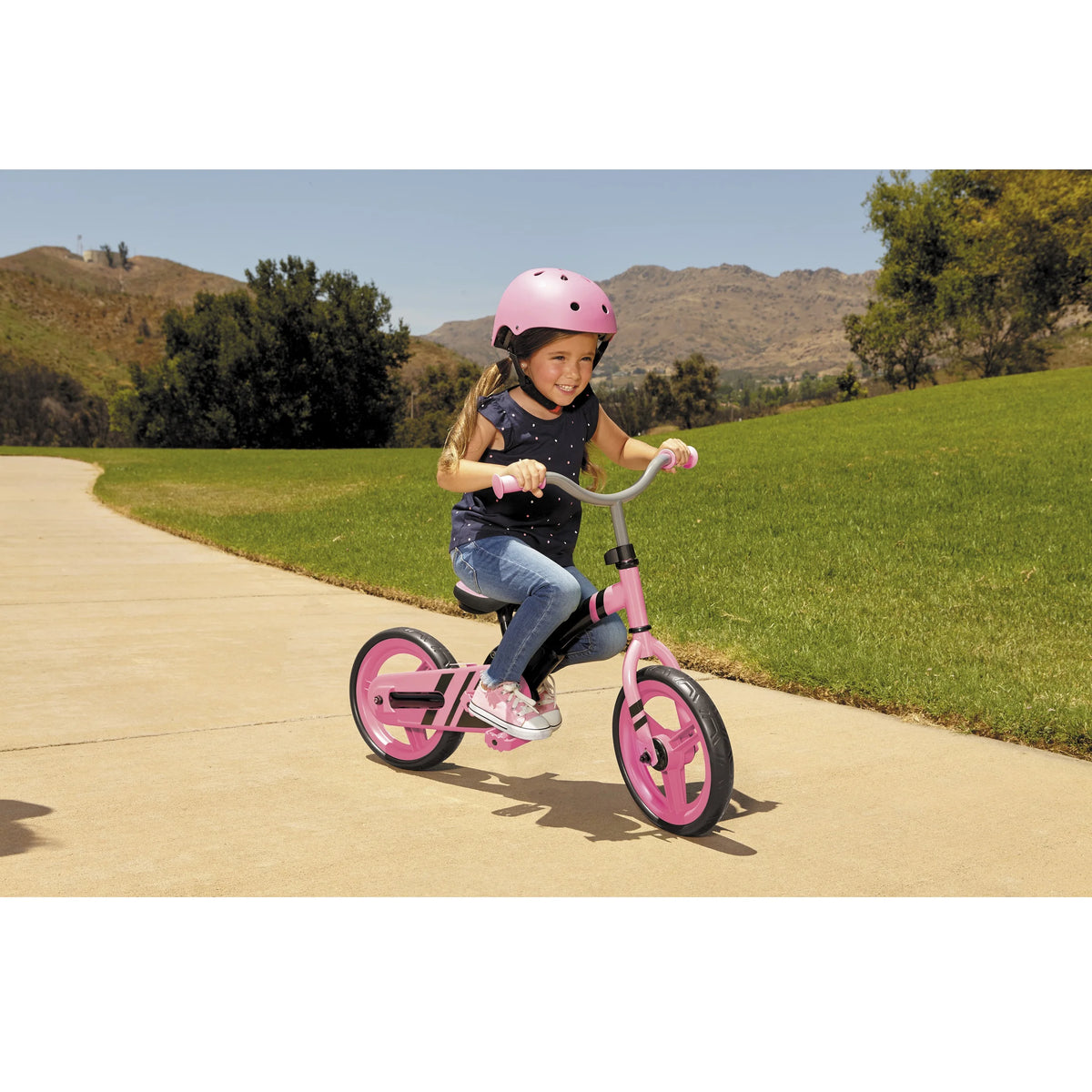 Pink 12-Inch Training Bike D83298