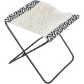 16 inch Natural and Black Stool J111023