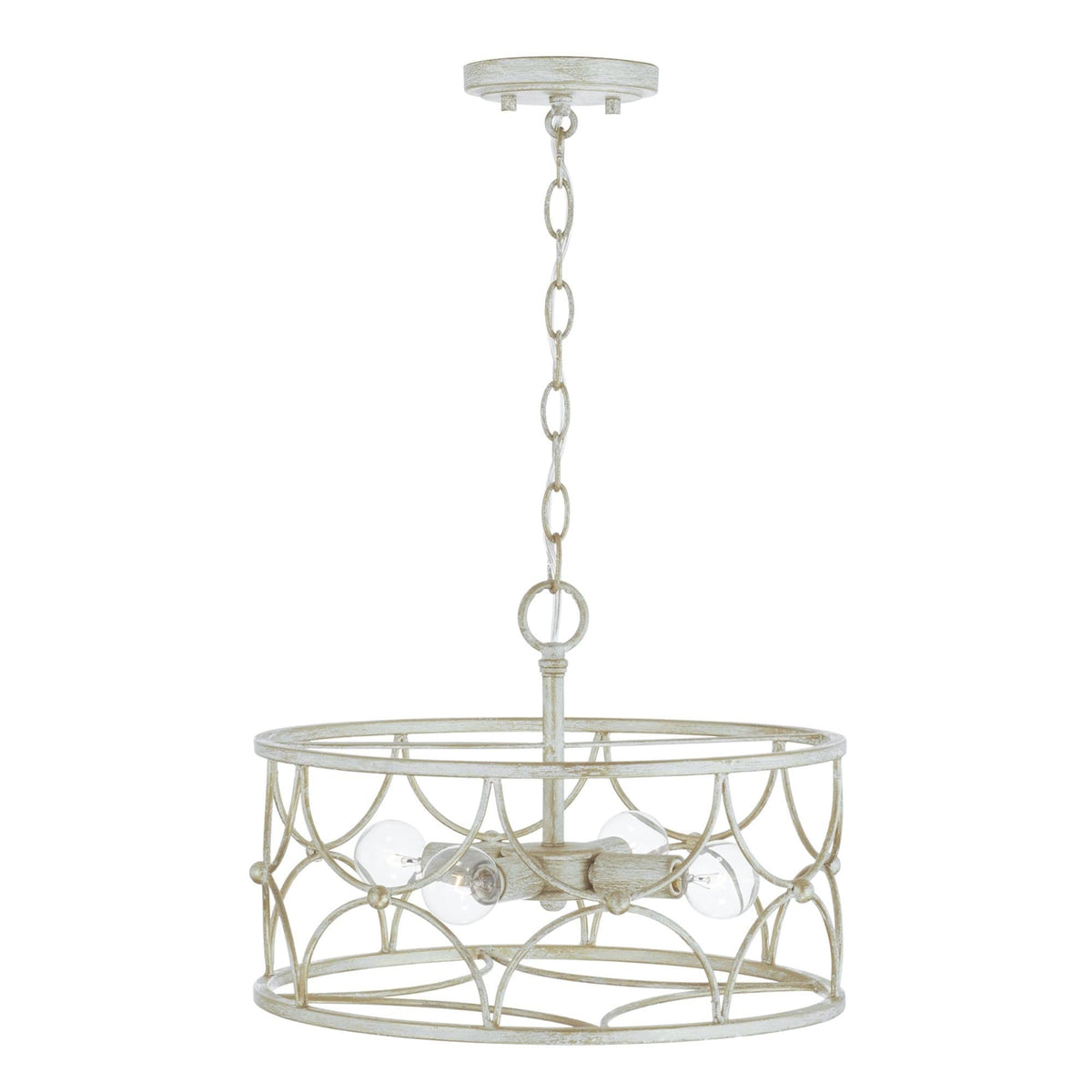 4 Light Semi Flush Mount C2101