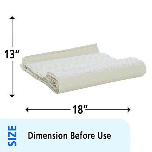 Disposable Towels, White/Natural I794279