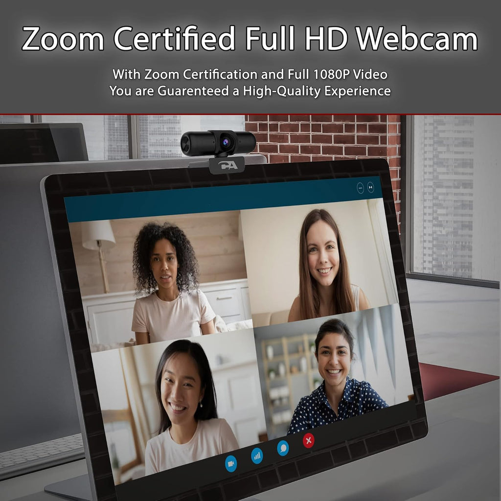 1080p 5MP USB Webcam with Dual Omnidirectional Microphones K1402