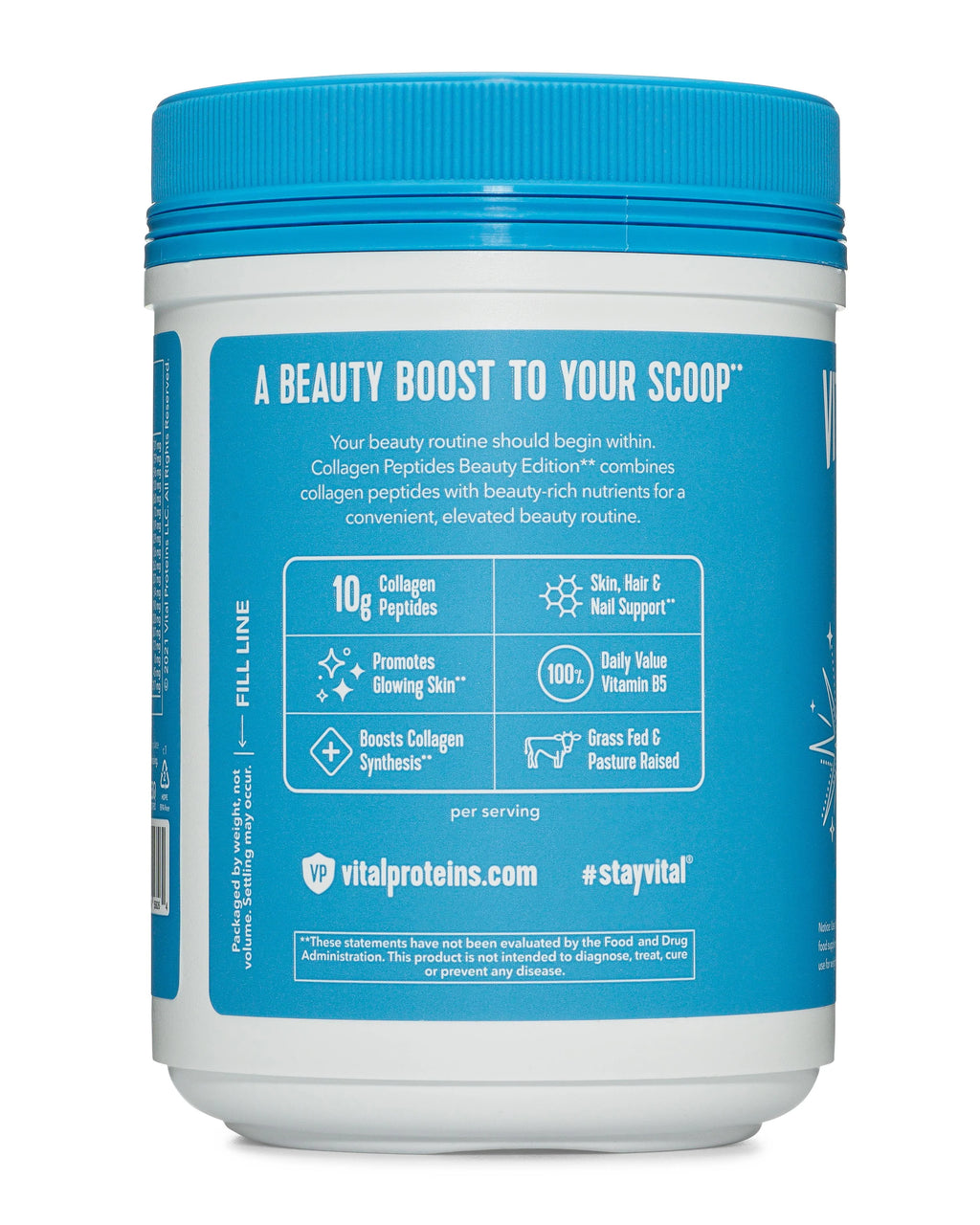Collagen Peptides Supplement Powder, 7.37 oz W123907