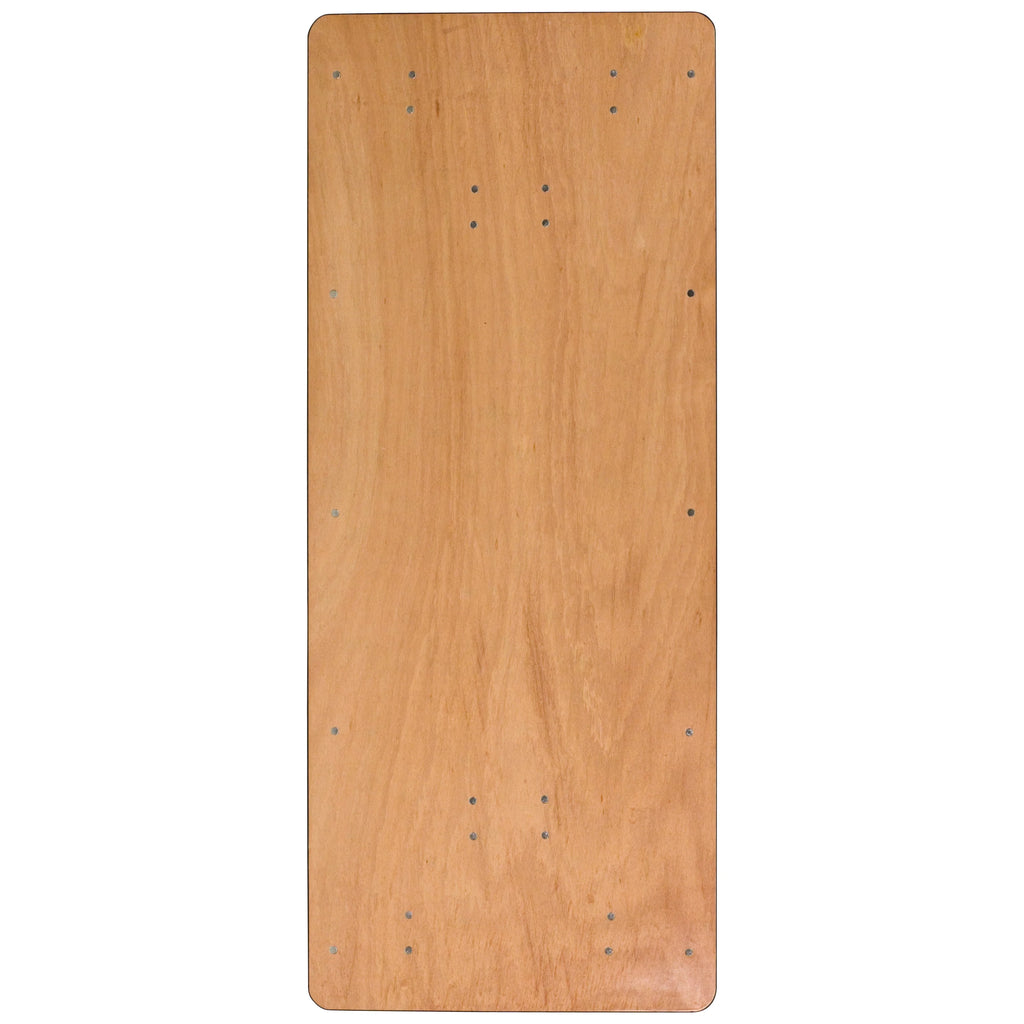 6-Foot Rectangular Wood Folding Banquet Table H61221