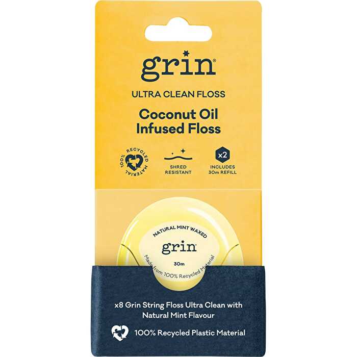 Coconut Oil Infused Floss 30m + Refill 8x2pk O3637