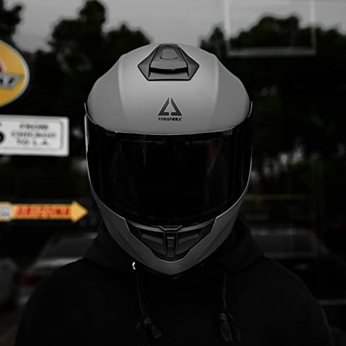 Full Face Motorcycle Helmet with Tinted and Clear Visor R117