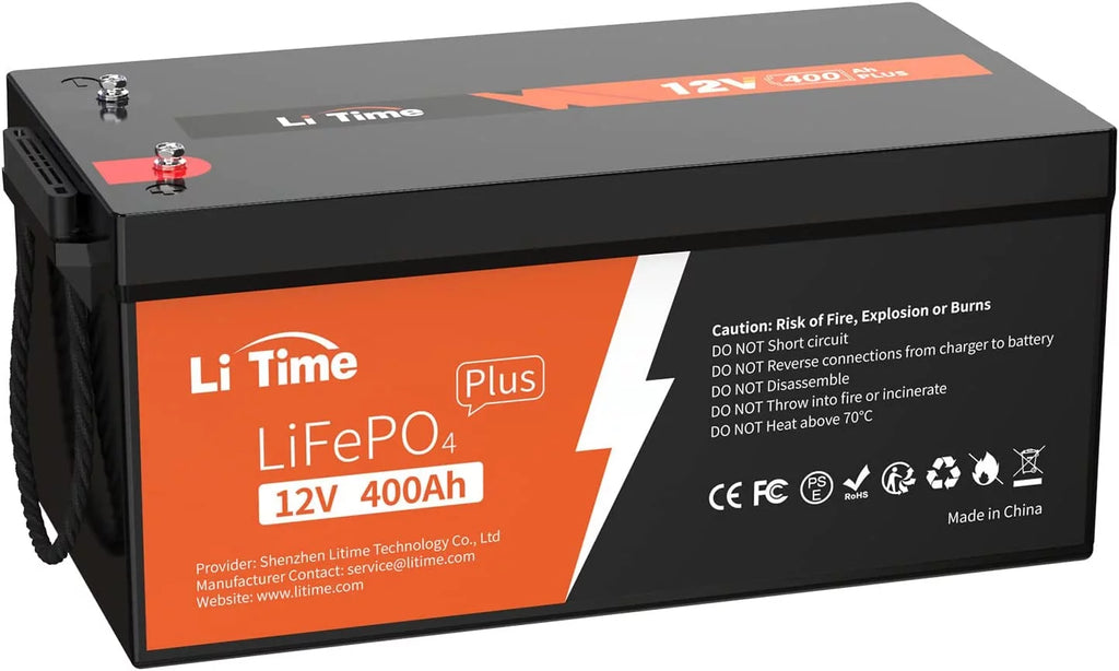 12V 400Ah Lithium Battery with 250A BMS H3102