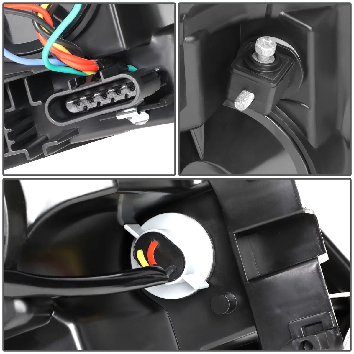 Smoked Housing Clear Corner Headlight Assembly V9429
